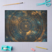 黄金の天星地図 薄葉紙 (クラフト)