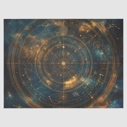 黄金の天星地図 薄葉紙 (正面)