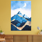 黄金の天頂の水色 キャンバスプリント (インサイチュ (リビング))