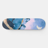 黄金の天頂の水色 スケートボード (横)