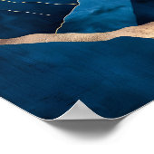 黄金の天頂の水色 ポスター (角)