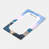 黄金の天頂の水色 ポストイット (アングル)