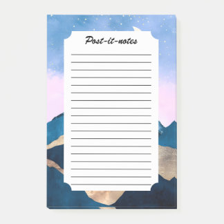 黄金の天頂の水色 ポストイット