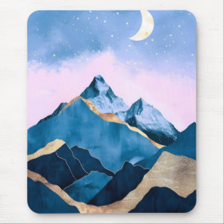 黄金の天頂の水色 マウスパッド