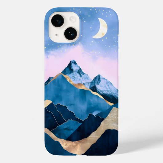 黄金の天頂の水色 Case-Mate iPhoneケース (裏面)
