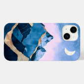 黄金の天頂の水色 Case-Mate iPhoneケース (裏面 (横))