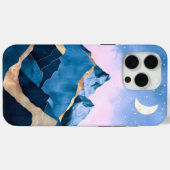 黄金の天頂の水色 Case-Mate iPhoneケース (裏面 (横))