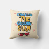 黄金の太陽を追う クッション (裏面)