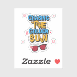 黄金の太陽を追う シール