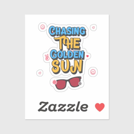 黄金の太陽を追う シール (シート)