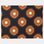 黄金の太陽1 フリースブランケット (正面(横))