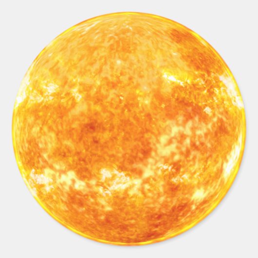 黄金の太陽 ラウンドシール (正面)