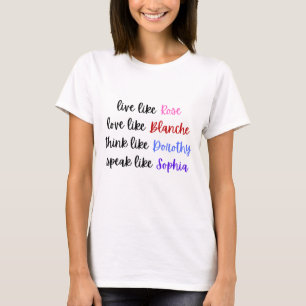 『黄金の女の子の人生の知恵』 Tシャツ