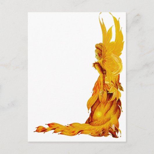黄金の妖精 ポストカード (正面)