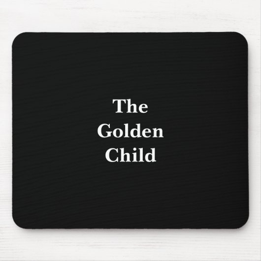 『黄金の子おもしろい兄弟姉妹競争引用文』 マウスパッド (正面)