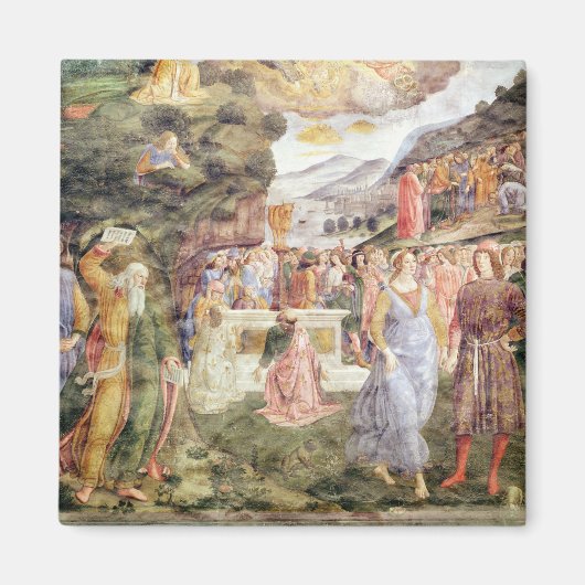 黄金の子牛の崇拝 マグネット (正面)