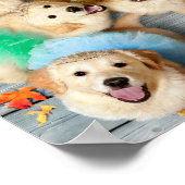 黄金の子犬のトリックまたは治療 ポスター (角)