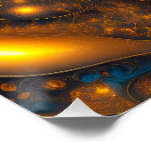 黄金の宇宙スパイラル ポスター (コーナー)