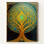 黄金の宇宙樹 ノートブック (裏面)