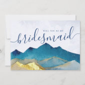 黄金の山は私の花嫁の提案になる 招待状 (正面)