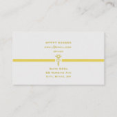 黄金の幹部を輝く有する登録助産師 エンクロージャーカード (裏面)