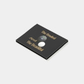 黄金の弓美しい芝生のボウルデザイン ポストイット (アングル)