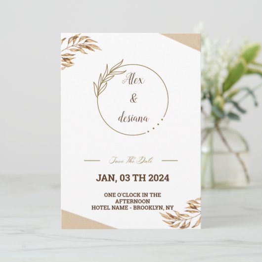 黄金の影響 招待状 (スタンド正面)