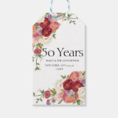 『黄金の思い出祝』（50年の愛） ギフトタグ (正面)