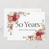 『黄金の思い出祝』(50年の愛) シーズンポストカード (正面/裏面)