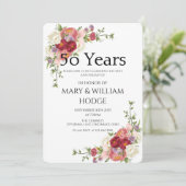 『黄金の思い出祝』(50年の愛) 招待状 (スタンド正面)