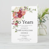 『黄金の思い出祝』（50年の愛） 招待状 (スタンド正面)