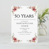 『黄金の思い出祝』（50年の愛） 招待状 (スタンド正面)