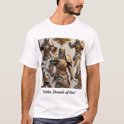 "黄金の戦争の糸" Tシャツ (正面)