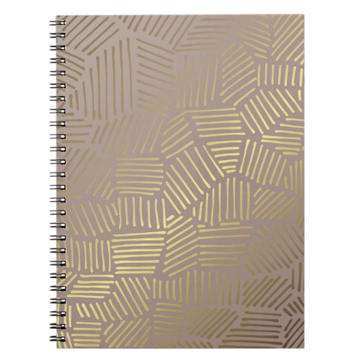 黄金の抽象芸術、エレガントヴィンテージ背景。 ノートブック (正面)