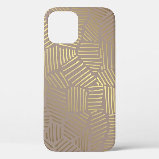 黄金の抽象芸術、エレガントヴィンテージ背景。 Case-Mate iPhoneケース (裏面)