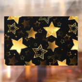 黄金の星とシームレスなパターン ウィンドウサイン (シート2)