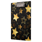 黄金の星とシームレスなパターン クリップボード (左)