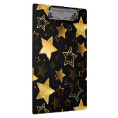 黄金の星とシームレスなパターン クリップボード (右)