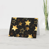 黄金の星とシームレスなパターン プログラム (裏面)