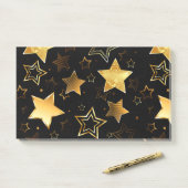 黄金の星とシームレスなパターン ポストイット (デスク)