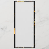 黄金の星とシームレスなパターン メニュー (裏面)