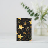 黄金の星とシームレスなパターン 紹介カード (スタンド正面)