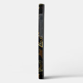 黄金の星とシームレスなパターン Case-Mate iPhoneケース (裏面 / 左)