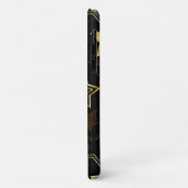 黄金の星とシームレスなパターン Case-Mate iPhoneケース (裏面/左)