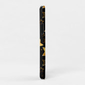 黄金の星とシームレスなパターン Case-Mate iPhoneケース (裏面/右)