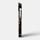 黄金の星とシームレスなパターン Case-Mate iPhoneケース (裏面 / 左)