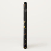 黄金の星とシームレスなパターン Case-Mate iPhoneケース (裏面/左)