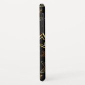 黄金の星とシームレスなパターン Case-Mate iPhoneケース (裏面/左)