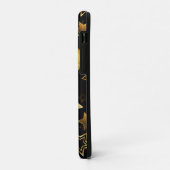 黄金の星とシームレスなパターン Case-Mate iPhoneケース (裏面/左)