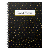 黄金の星を黒に ノートブック (正面)